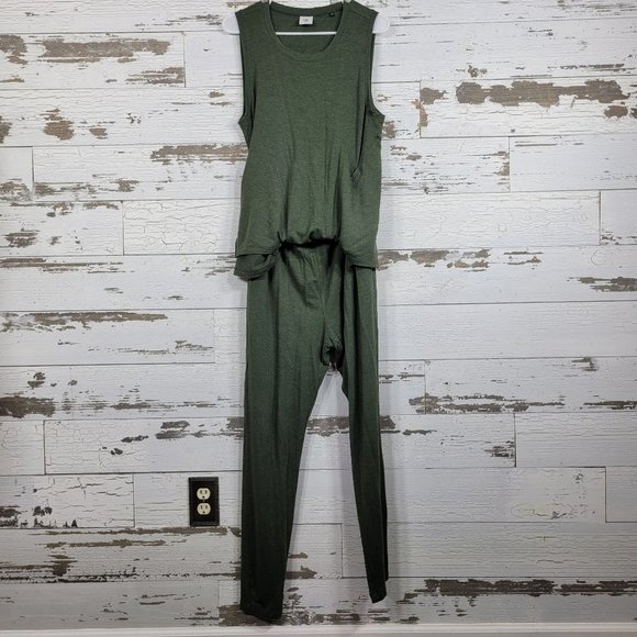 Cabi Simple Playsuit One Piece Jumpsuit Loden Green Sz M 5372 EUC - Picture 2 of 6